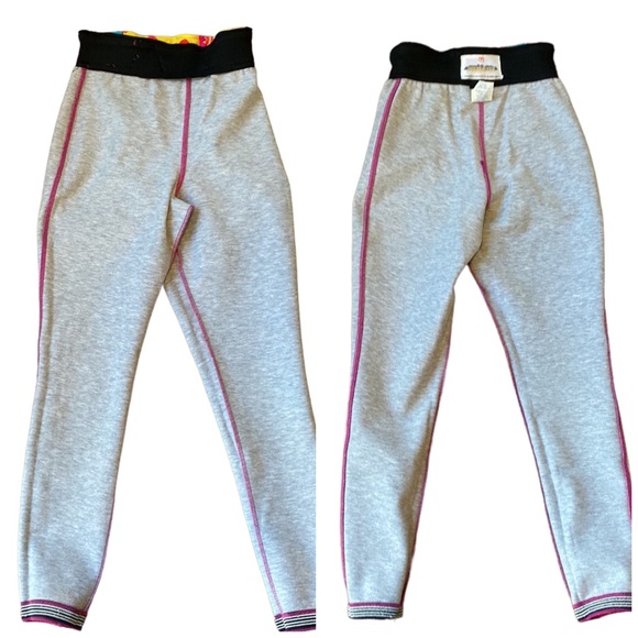 Obermeyer Vintage Bright Neon Floral Pattern Ski Snow Pants Made in USA Small S - Picture 2 of 13